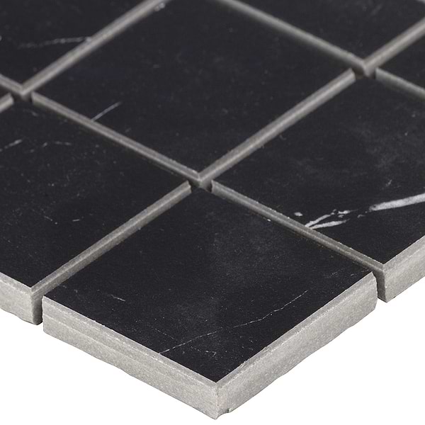 Marble Tech Port Laurent 2x2 Matte Marble Look Porcelain Mosaic Tile