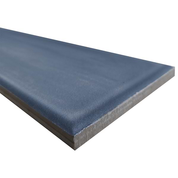 Stacy Garcia ArtBlock Denim Blue 4x16 Matte Porcelain Tile