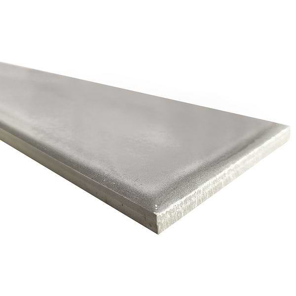 Stacy Garcia ArtBlock Grigio Gray 4x16 Glossy Porcelain Tile