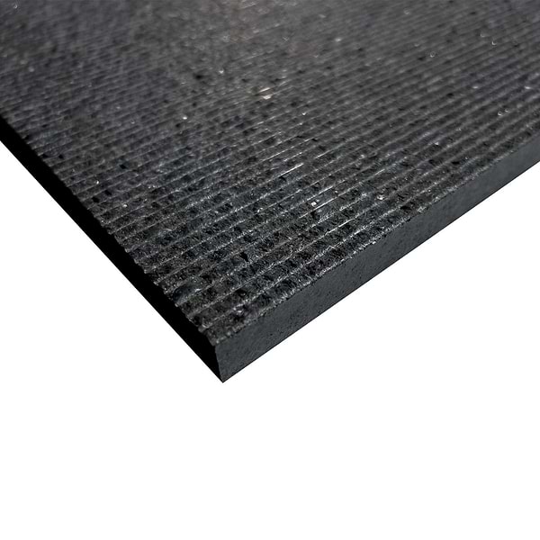 Rakestone Carved Comb Noir Black 12x24 Textured Honed Basalt Stone Tile