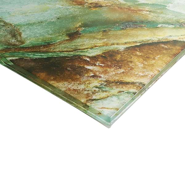 Gem Emerald Green 9x9 Polished Glass Tile