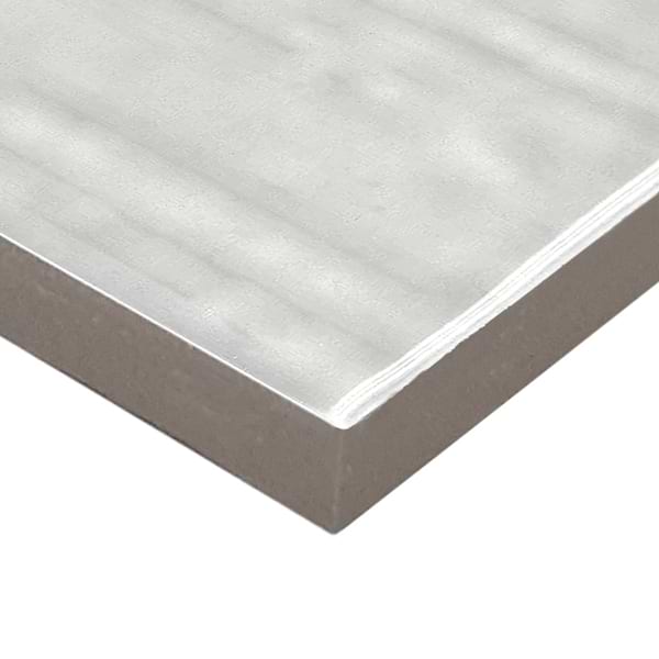 Kiln Silver 3x9 Polished Porcelain Subway Tile