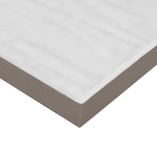Kiln White 3x9 Polished Porcelain Subway Tile in White, View 6, open zoomed image