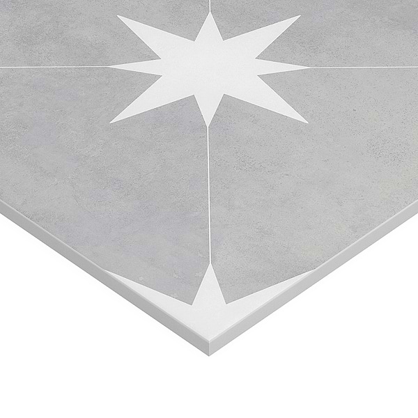 Tau Gris Gray 9x9 Matte Porcelain Tile