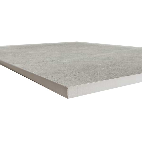 Sample-New Rock Fumo Light Gray Limestone Look Matte Porcelain Tile