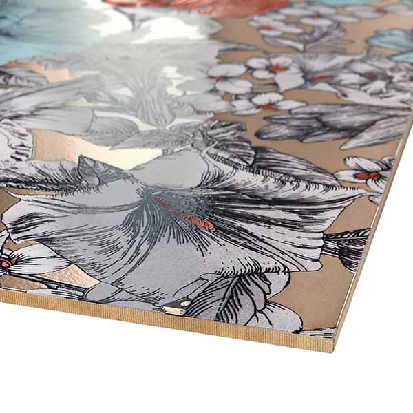 Marigold Garnet Red 24x48 Artisan Decor Metallic Matte Porcelain Tile