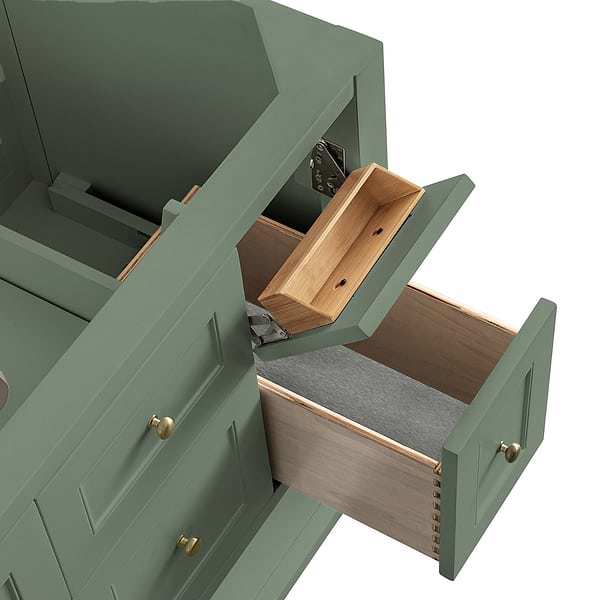 James Martin Vanities Breckenridge Smokey Celadon 36" Single Vanity without Top