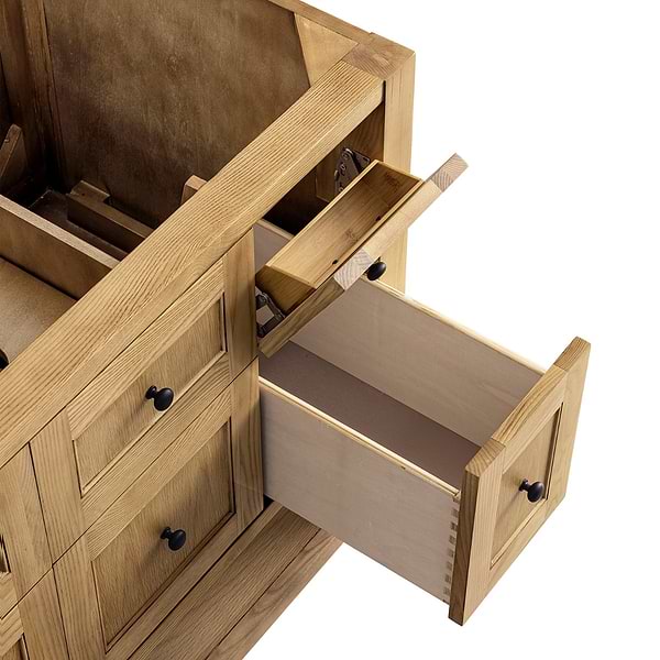 James Martin Vanities Breckenridge Light Natural Oak 48" Single Vanity without Top