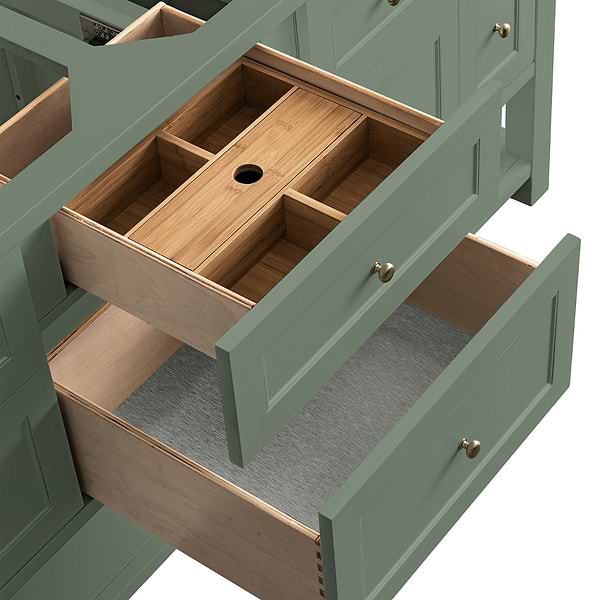 James Martin Vanities Breckenridge Smokey Celadon 72" Double Vanity without Top
