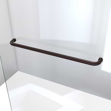 DreamLine Linea 30x72" Reversible Screen with Clear Glass in Oil Rubbed Bronze