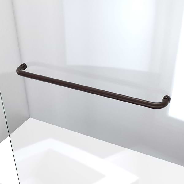 DreamLine Linea 30x72" Reversible Screen with Clear Glass in Oil Rubbed Bronze