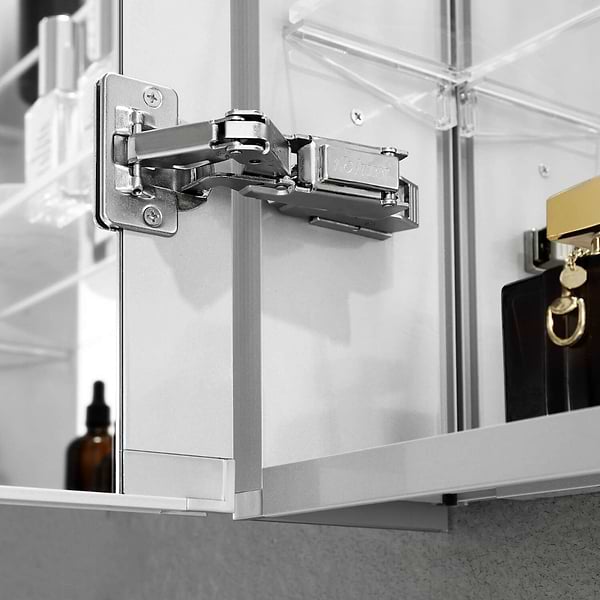 Rory Grooved 30x32" Rectangle Recessed or Wall Mounted LED Medicine Cabinet with Mirror