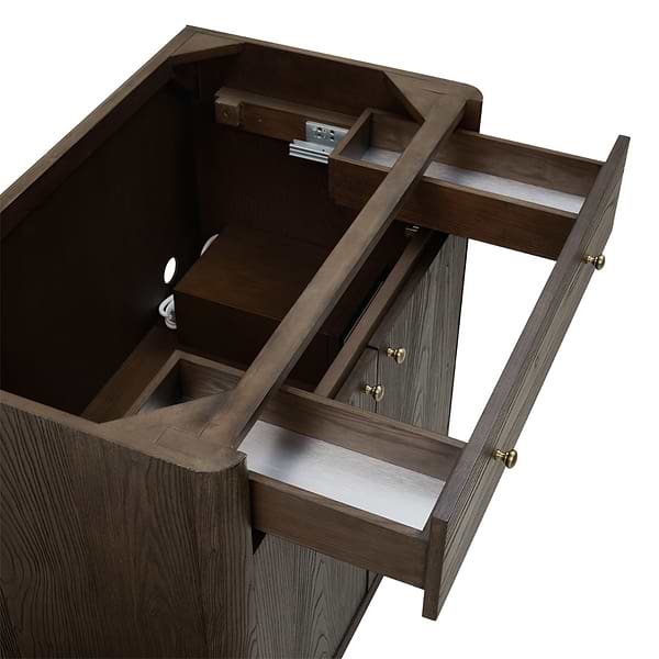 James Martin Vanities Gracyn Natural Ash 36" Single Vanity without Top