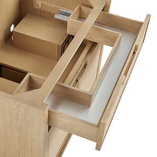James Martin Vanities Solene Seaside Oak 36" Single Vanity without Top