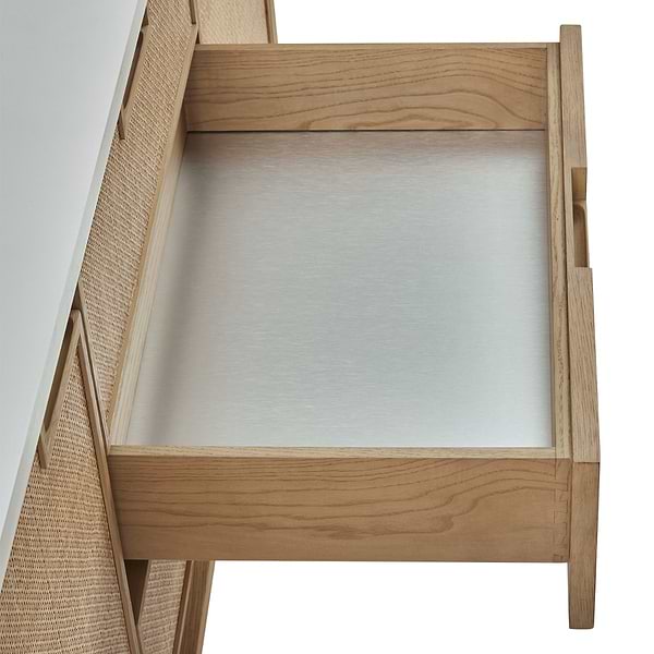 James Martin Vanities Solene Seaside Oak 72" Double Vanity without Top
