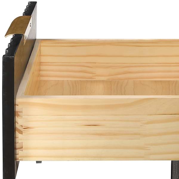 Solara Black Oak  22" Linen Cabinet