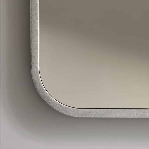 Netta Silver Metal 18x36  Mirror