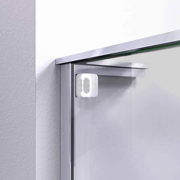 DreamLine Mirage-Z 48x72" Reversible Sliding Shower Alcove Door with Clear Glass in Chrome