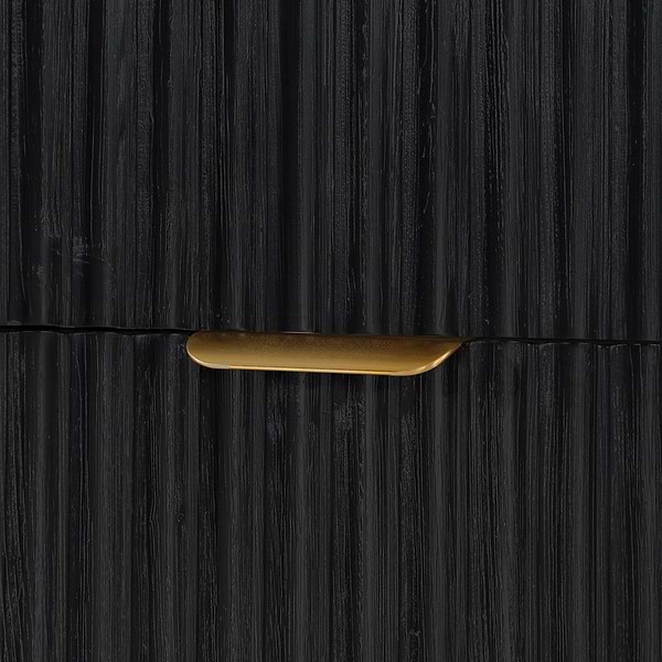 Solara Black Oak  22" Linen Cabinet