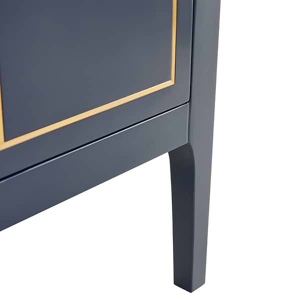 Province Navy and Gold 36" Single Vanity without Top