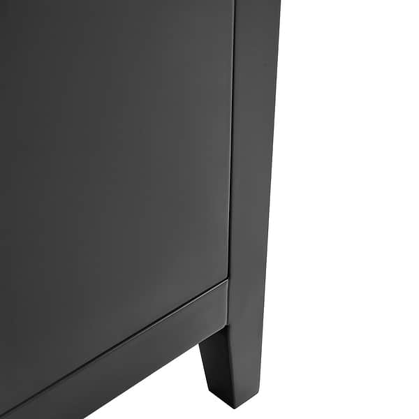 Iconic Charcoal and Gold 36" Single Vanity without Top