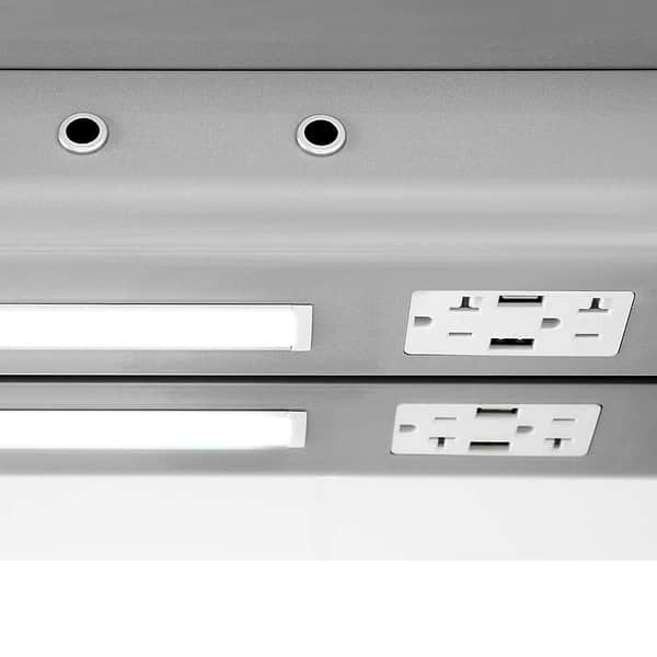 Rory Grooved 30x32" Rectangle Recessed or Wall Mounted LED Medicine Cabinet with Mirror