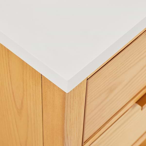 Dayton Woodgrain 24" Single Vanity with Pure White Quartz Top