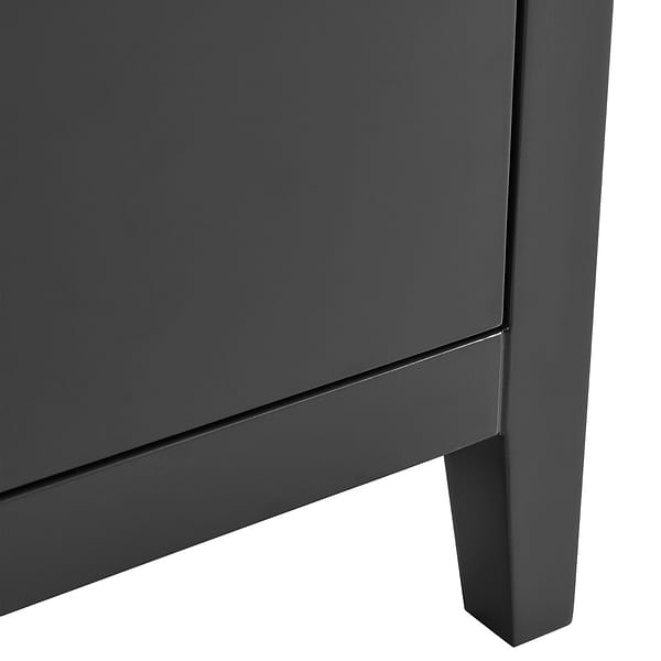 Iconic Charcoal and Gold 30" Single Vanity with Carrara Marble Top