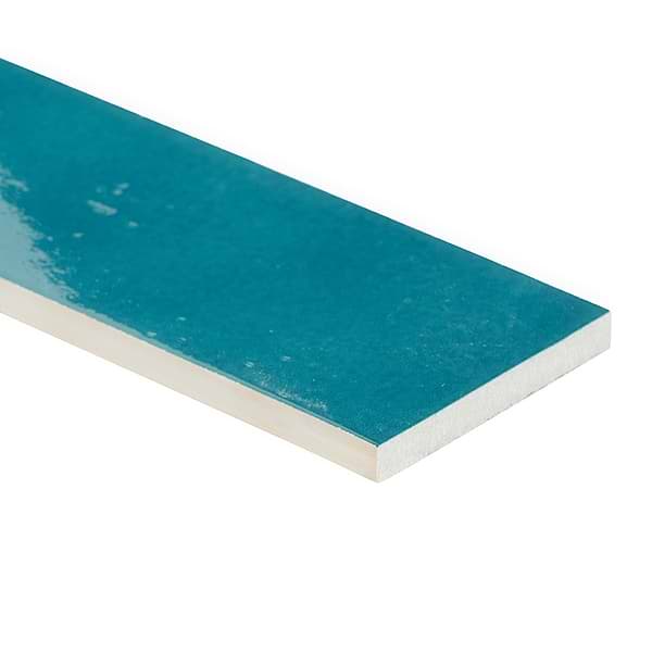 Cavallo Fiji Blue 3x18 Glossy Porcelain Subway Tile