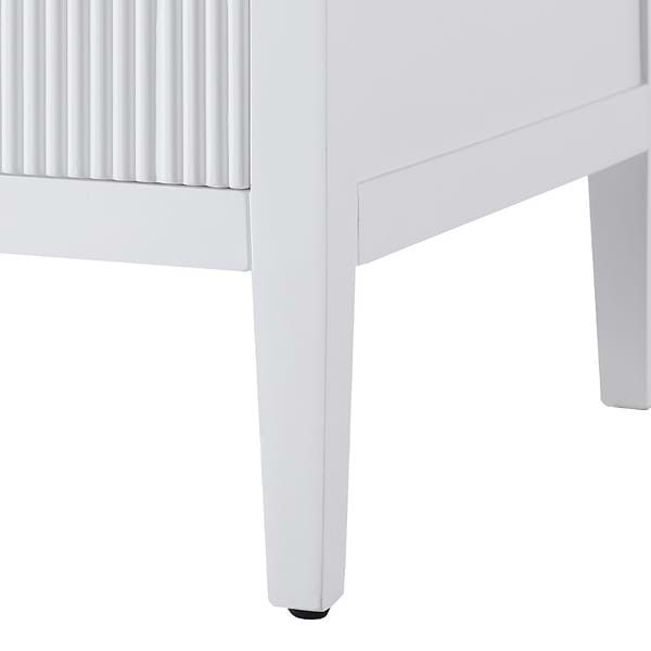 Juelle White 54" Double Vanity with Cultured Marble Top