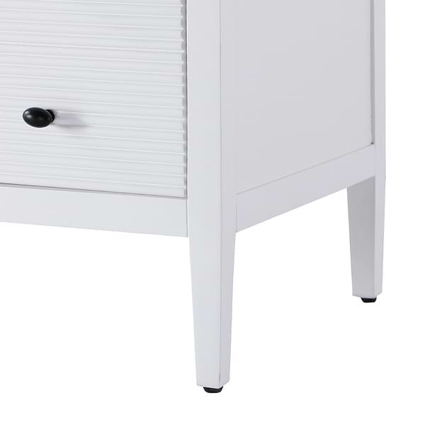 Juelle White 54" Single Vanity with Cultured Marble Top