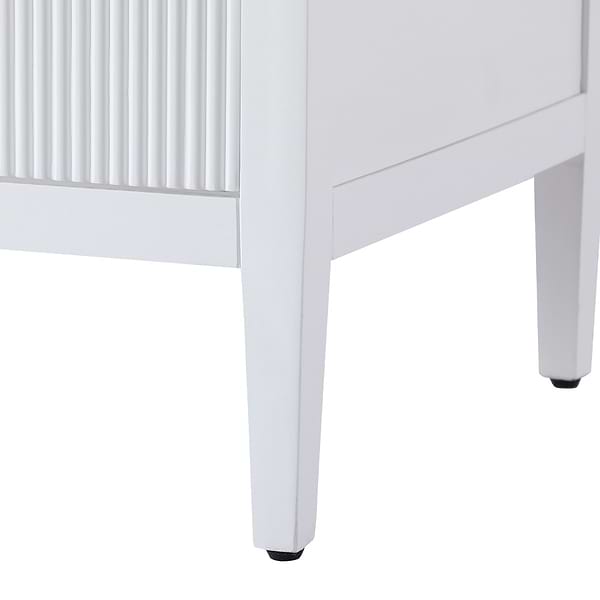 Juelle White 60" Double Vanity with Cultured Marble Top