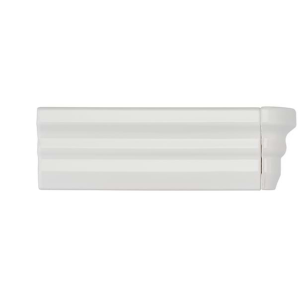 Vivir Panna Polished Ceramic Corner Piece for Chair Rail Liner