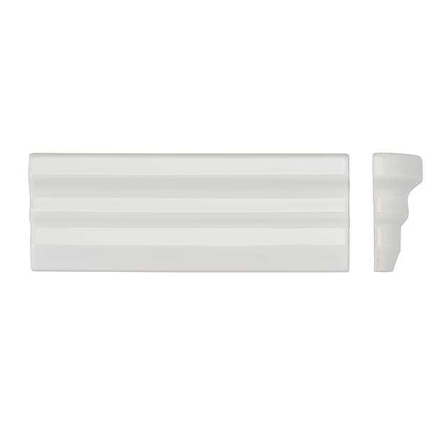 Vivir Panna Polished Ceramic Corner Piece for Chair Rail Liner