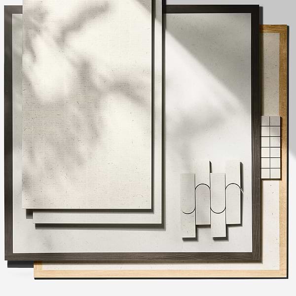 Hikari Chalk White 48x48 Matte Porcelain Tile