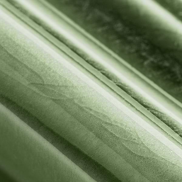 Nabi Fern Green 2x6 Crackled Glass Chair Rail Liner