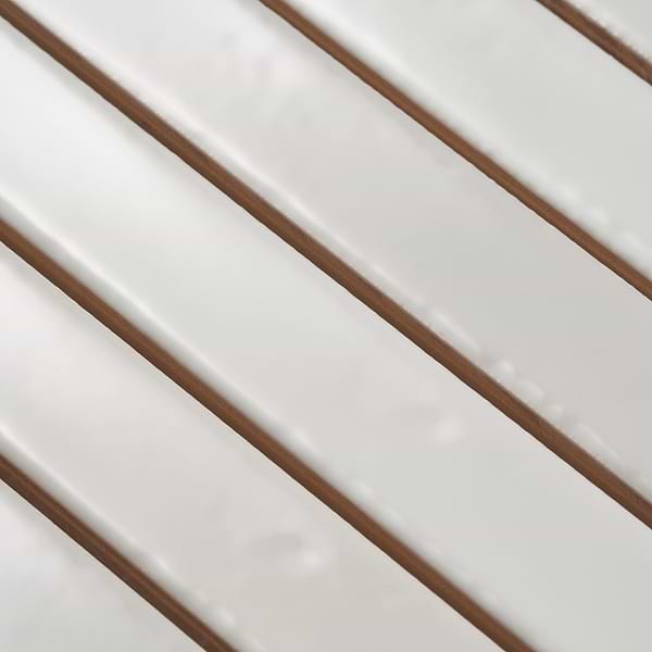 Kanbina Blanco White 5x18 Glossy Ceramic Mosaic Tile