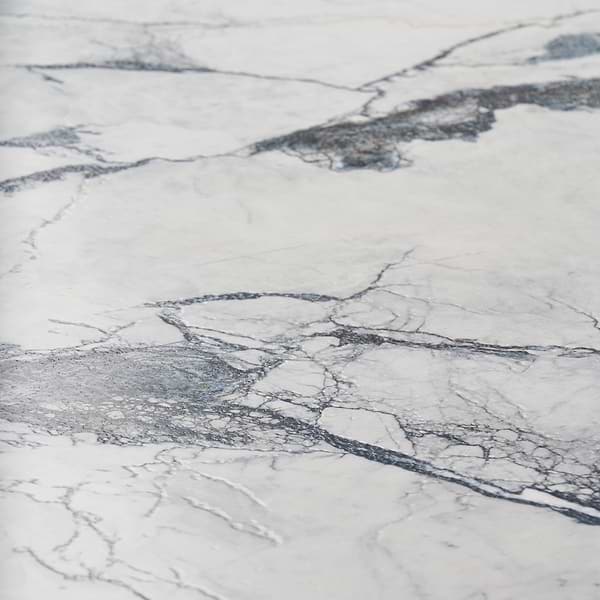 Romani Camouflage White 3D Textured Veining 24x48 Marble Look Satin Porcelain Tile