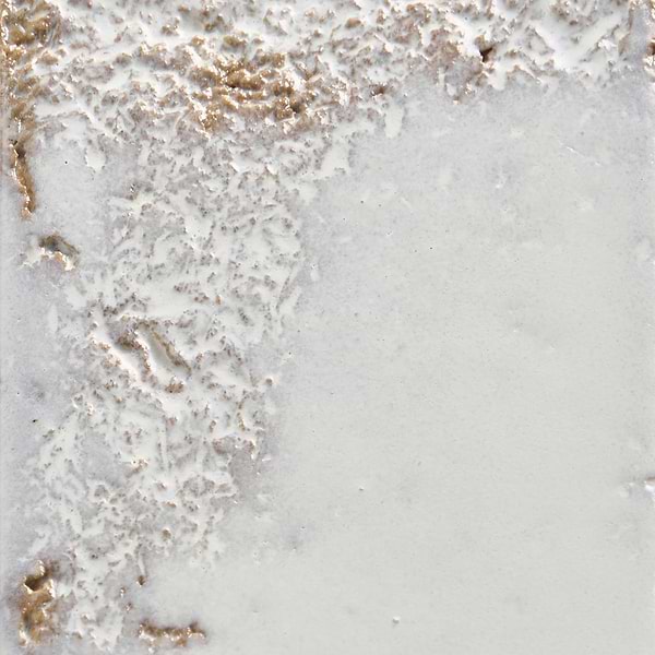 Corali Reef White 3x9 Textured Fish Scale Satin Ceramic Tile