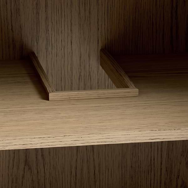 Emett Medium Ash 36" Single Vanity without Top by TileBar Studio Vanities, View 8, open zoomed image