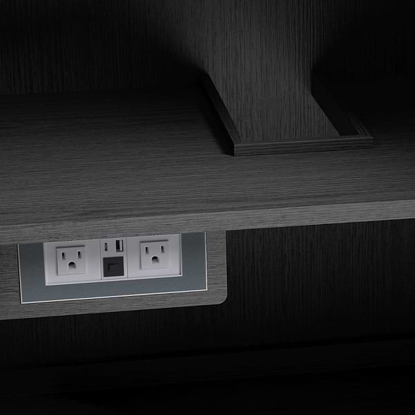 Harper Ebony Oak 30" Single Vanity without Top by TileBar Studio Vanities, View 8, open zoomed image