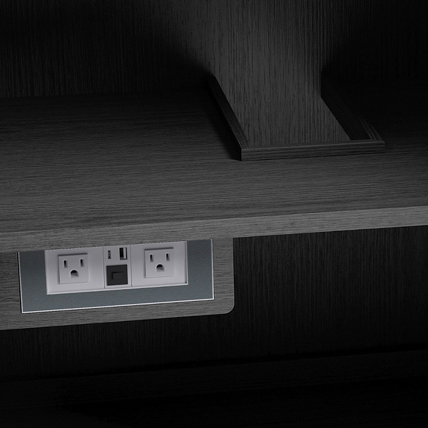 Harper Ebony Oak 60" Double Vanity without Top by TileBar Studio Vanities, View 8, open zoomed image