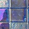 Laguna Iridescent Indigo 2x2 Glass Tile