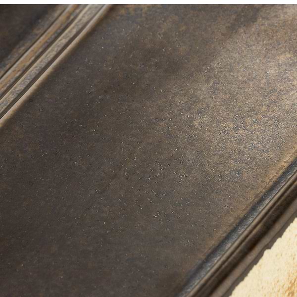 Nabi Trim Metallic Copper Brown 6x8 Matte Glass Base Molding Liner
