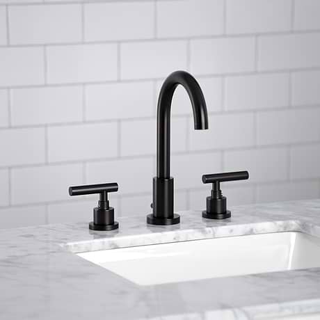 Astoria Oil Rubbed Bronze 10" Widespread Bathroom Faucet With Pop Up Standard Drain