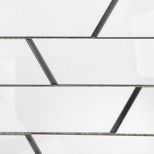 Matrix Trapezoid Porclain and Steel Tile