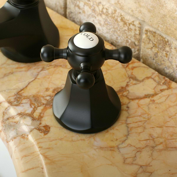 Rockleigh Oil Rubbed Bronze 8" Widespread Bathroom Faucet With Pop Up Standard Drain