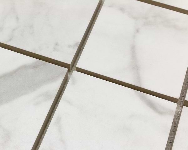 Kashmir Luni Blanco 3x3 Mosaic Porcelain Tile