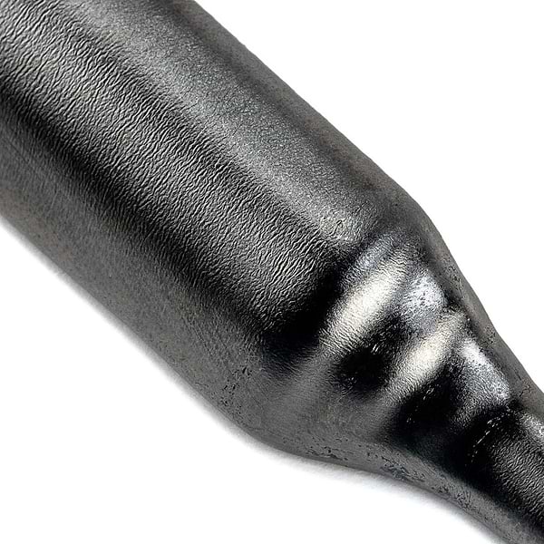 Nabi Metallic Gunmetal Gray 1x6 Matte Glass Corner Base Molding