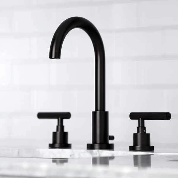Astoria Oil Rubbed Bronze 10" Widespread Bathroom Faucet With Pop Up Standard Drain